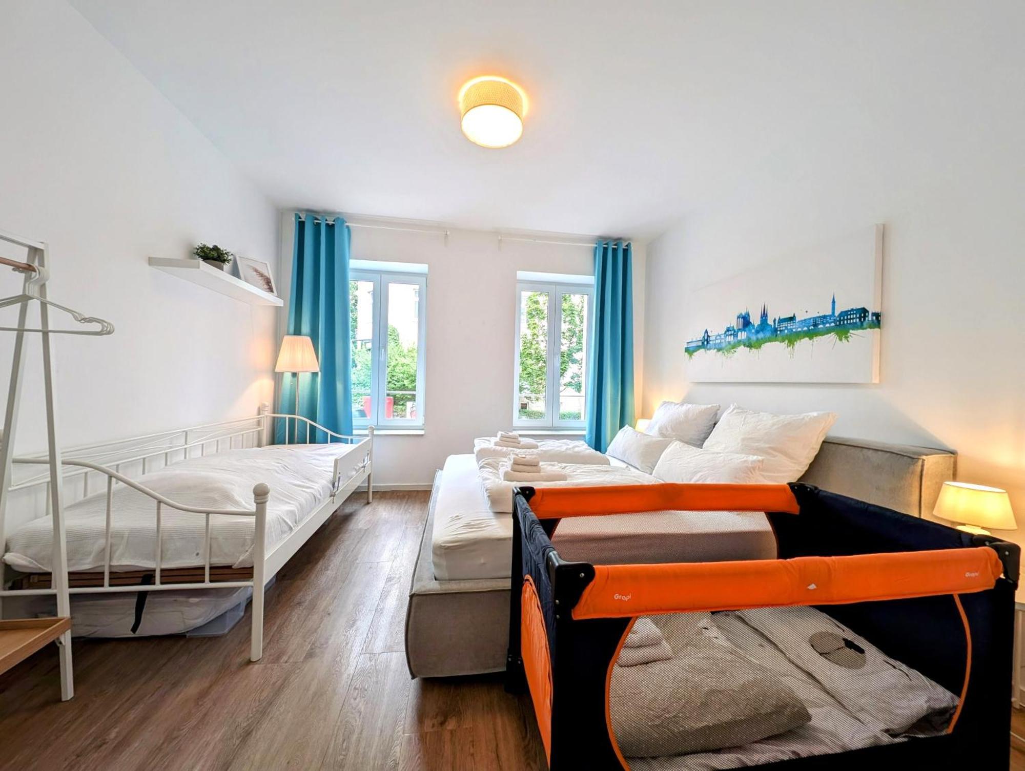 Bohnapartments - Altstadtoase - Balkon Und Garten - Wlan Erfurt Eksteriør billede