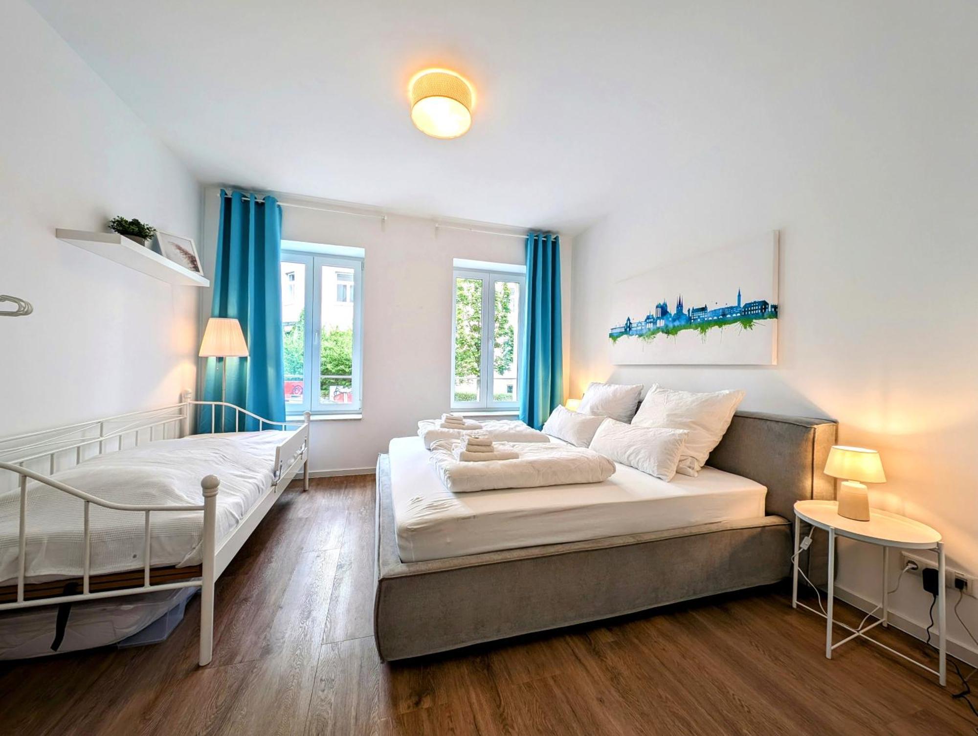 Bohnapartments - Altstadtoase - Balkon Und Garten - Wlan Erfurt Eksteriør billede